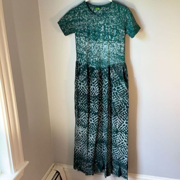 Hugo Boss Batik Reworked Maxi Dress, Size Small. Shades of Green - Picture 4 of 14